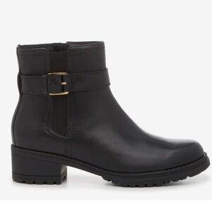 Cole Haan Catherine Waterproof Bootie in Black Leather Size 6.5B